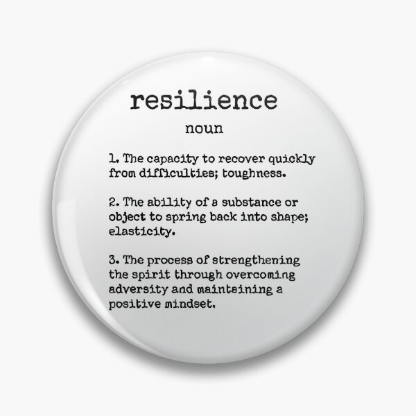 Item preview, Resilience - Minimalist Dictionary Definition designed and sold by LucKy Brand.