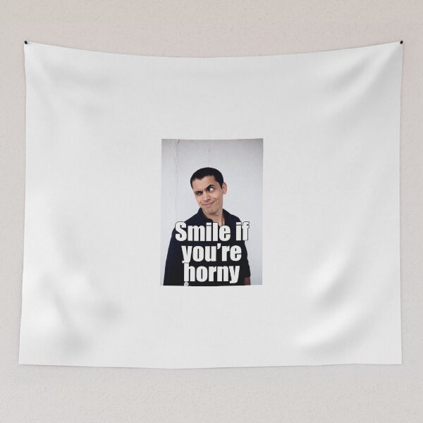 Item preview, Smile If You're Horny | Cheeky Funny Shirt designed and sold by FatCatStudios.