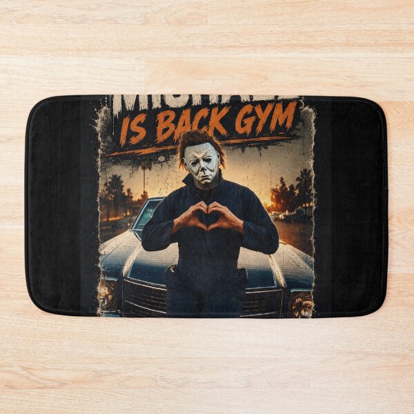Item preview, Michael Is Back Gym Funny Horror Fitness Heart Hands T-Shirt designed and sold by Digistore1221.