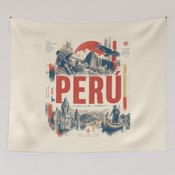 Item preview, Peru Vintage Design | Culture, History & Adventure designed and sold by AtuqStudio.