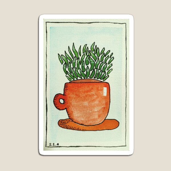 Item preview, cactus in a mug designed and sold by SEAutiful.
