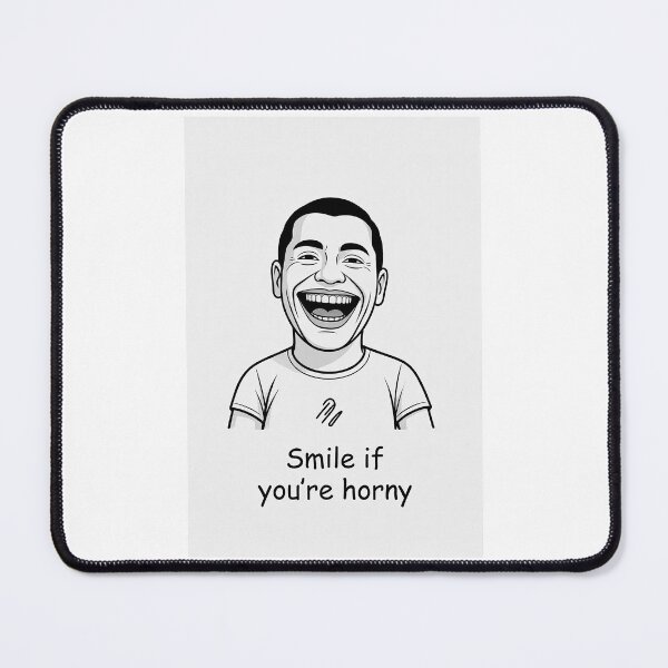 Item preview, Smile If You're Horny | Cheeky Funny Shirt designed and sold by FatCatStudios.