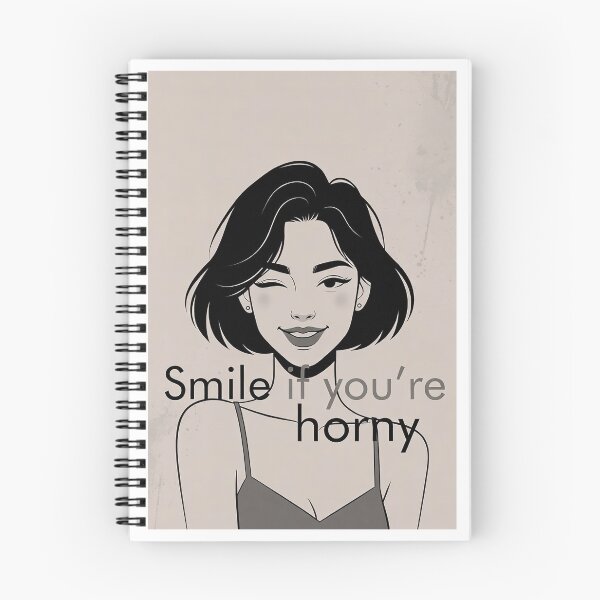 Item preview, Smile If You're Horny | Cheeky Funny Shirt designed and sold by FatCatStudios.