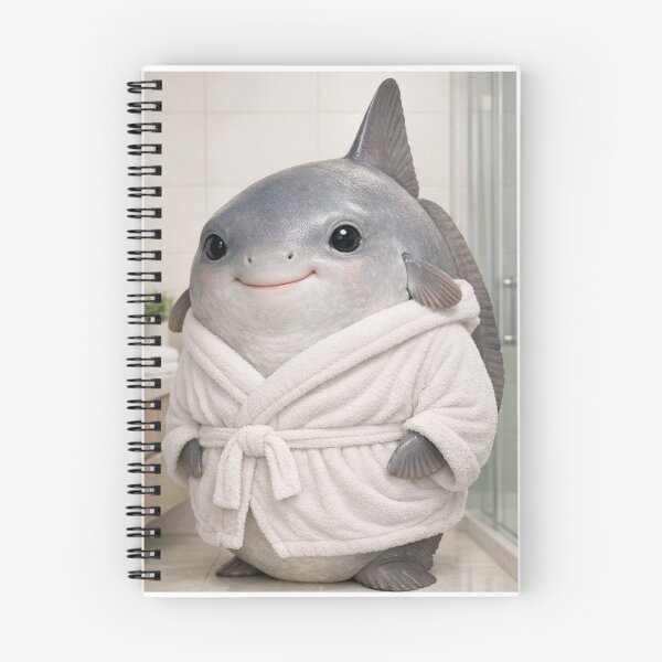 Item preview, Cozy Bathrobe Ocean Sunfish designed and sold by Sillytoe.