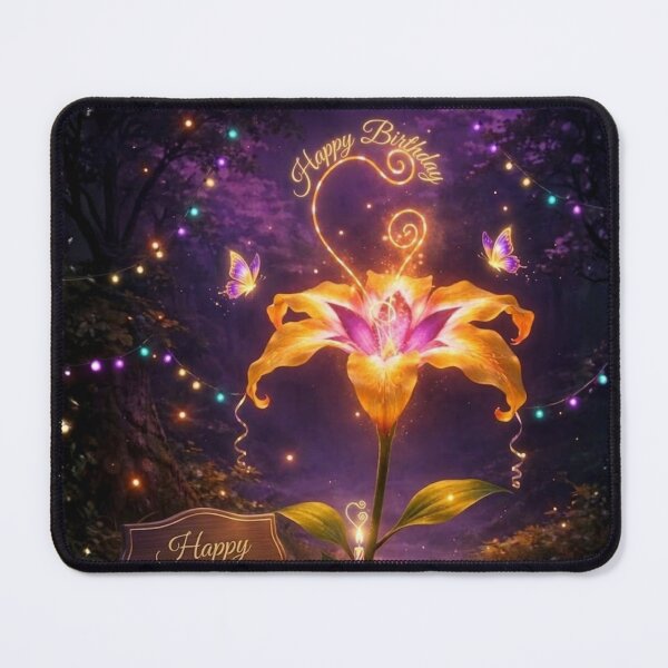 Item preview, Enchanted Birthday Lily Magical Fantasy Art designed and sold by Innova_Creations.