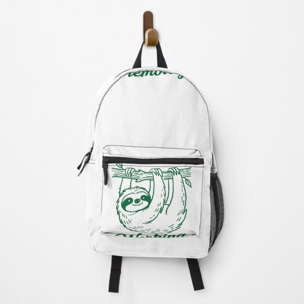 Item preview, Working Remotely Lazy Sloth Minimalist Line Art designed and sold by SugarCore.