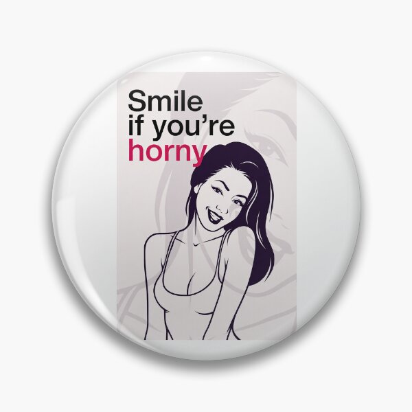Item preview, Smile If You're Horny | Cheeky Funny Shirt designed and sold by FatCatStudios.