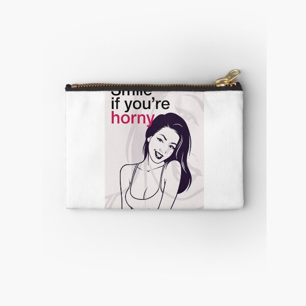 Item preview, Smile If You're Horny | Cheeky Funny Shirt designed and sold by FatCatStudios.