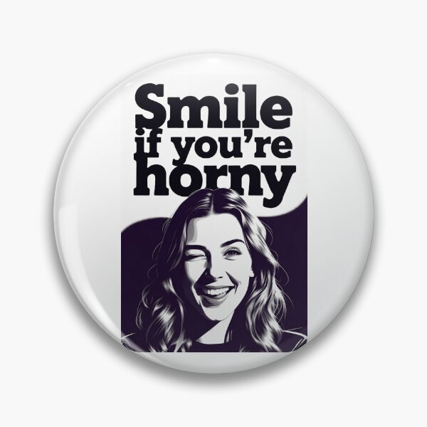 Item preview, Smile If You're Horny | Cheeky Funny Shirt designed and sold by FatCatStudios.