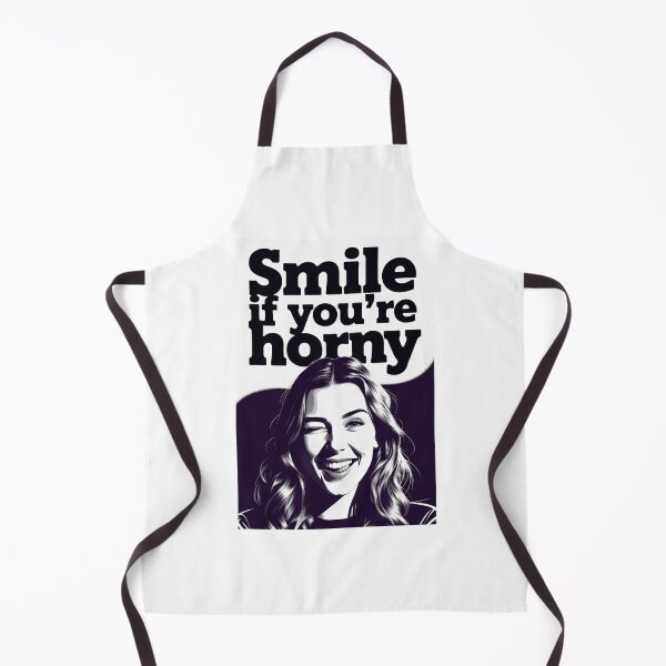 Item preview, Smile If You're Horny | Cheeky Funny Shirt designed and sold by FatCatStudios.