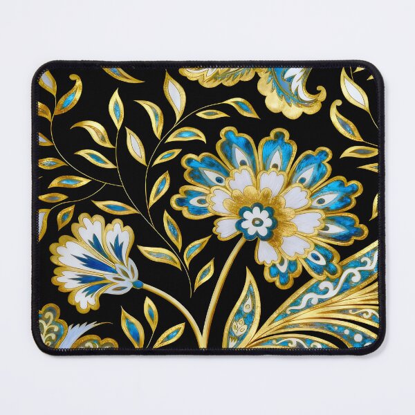 Item preview, Vintage Blue Flower Pattern designed and sold by Vicky Brago-Mitchell®.