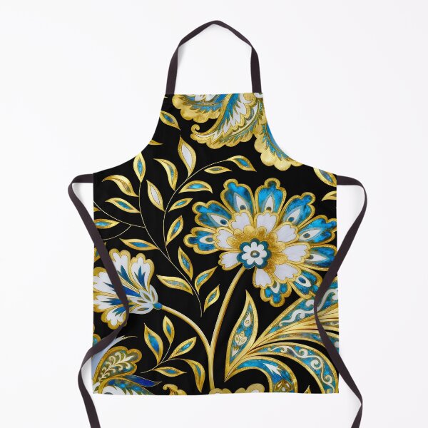Item preview, Vintage Blue Flower Pattern designed and sold by Vicky Brago-Mitchell®.