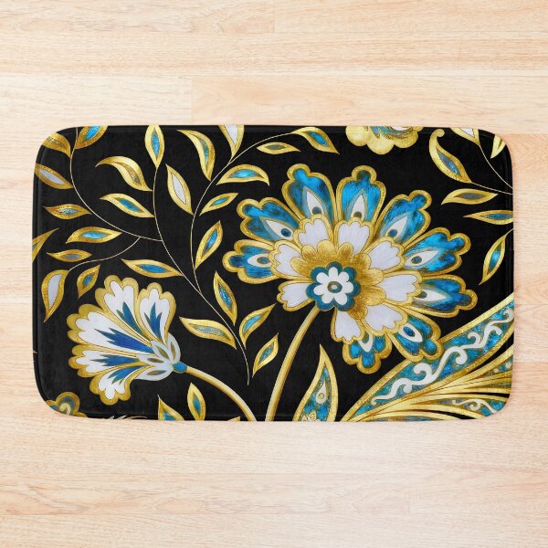 Item preview, Vintage Blue Flower Pattern designed and sold by Vicky Brago-Mitchell®.