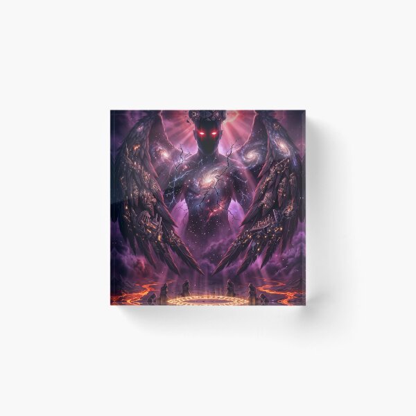 Item preview, Void Sovereign — Cosmic Dark Fantasy Art Poster designed and sold by Gifts0.
