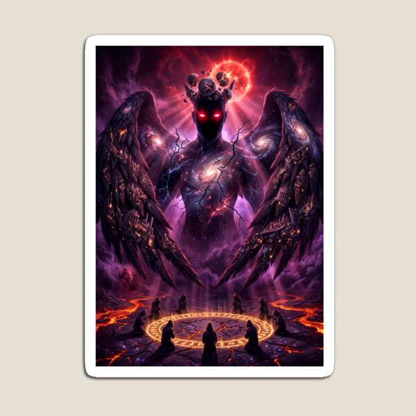 Item preview, Void Sovereign — Cosmic Dark Fantasy Art Poster designed and sold by Gifts0.
