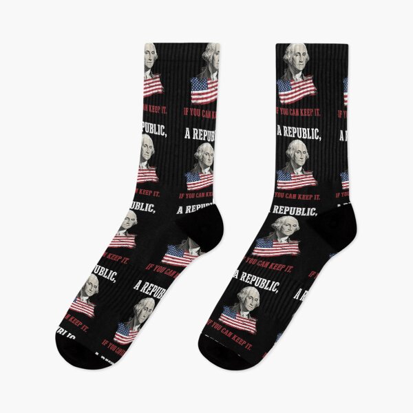 Item preview, A Republic, If You Can Keep It George Washington Patriot American History designed and sold by SofenArt.