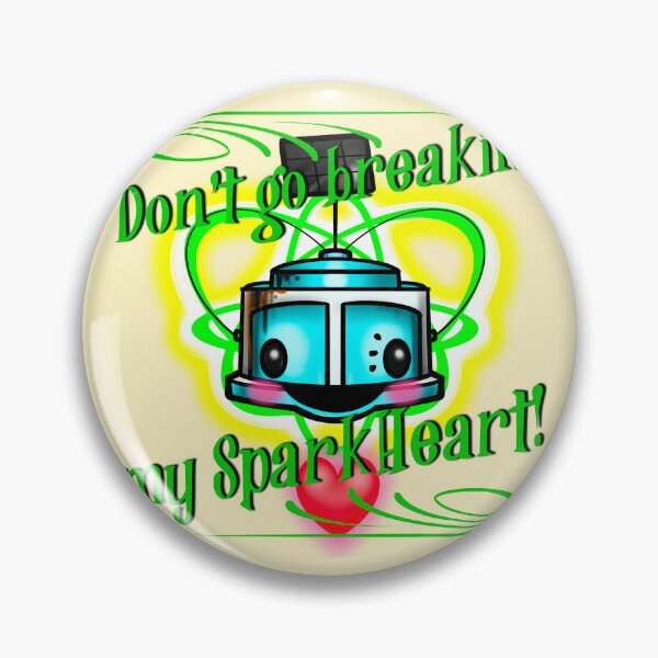 Item preview, The StarBot Squad- Don’t go breaking’ my SparkHeart! designed and sold by MetroINKbooks.