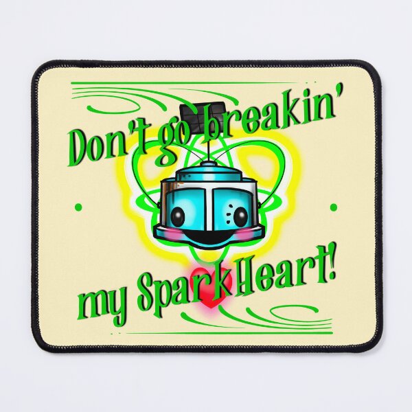 Item preview, The StarBot Squad- Don’t go breaking’ my SparkHeart! designed and sold by MetroINKbooks.