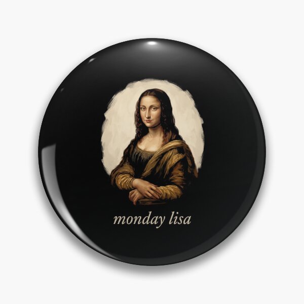 Item preview, Monday Lisa Anti Monday Humor Office Worker Art Pun designed and sold by SofenArt.