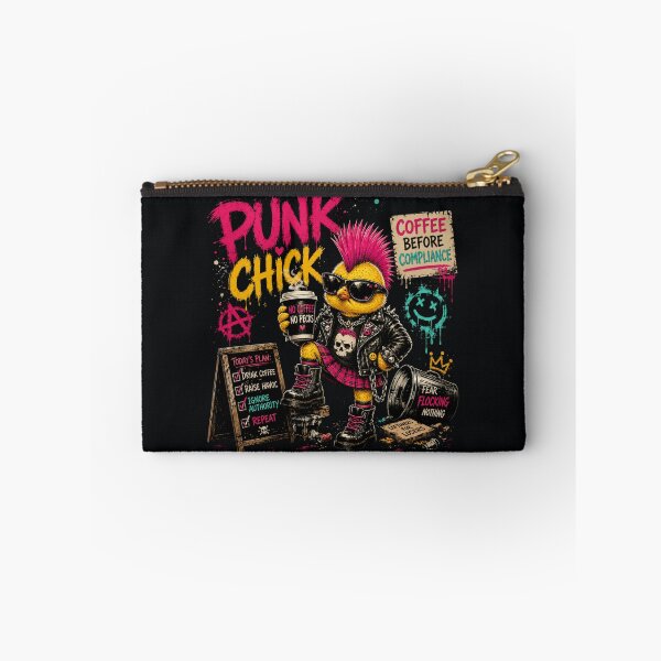 Item preview, Punk Chick – Coffee Before Compliance designed and sold by Sanctum Icons.