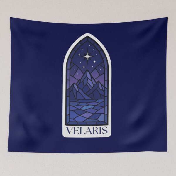 Item preview, Fictional Nightscape Stained Glass Window Design – Book Inspired Art designed and sold by theliteraryedit.