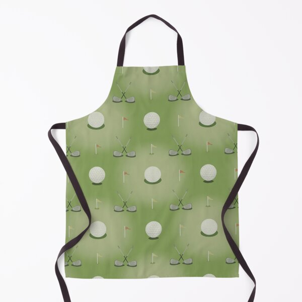Item preview, Seamless Golf Pattern with Balls, Clubs & Flags – Classic Green Golfing Repeat Design designed and sold by Midnight Veil Designs.