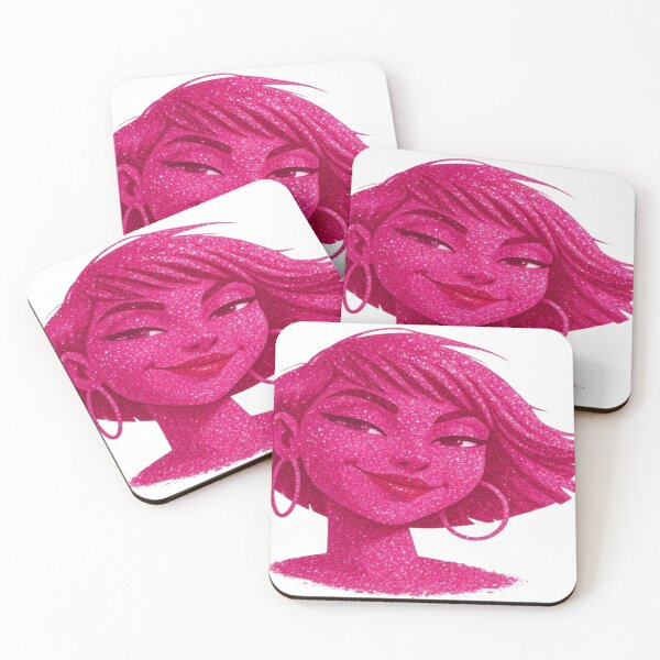Item preview, Pink Glam Girl Head | Glitter Fashion Art | Stylish Diva Graphic T-Shirt & Hoodie Design designed and sold by Lifehackerplus1.