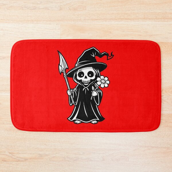 Item preview, Cute Chibi Grim Reaper with Flower Kawaii Wizard designed and sold by KCasual.