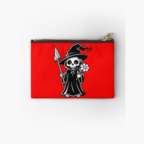 Item preview, Cute Chibi Grim Reaper with Flower Kawaii Wizard designed and sold by KCasual.