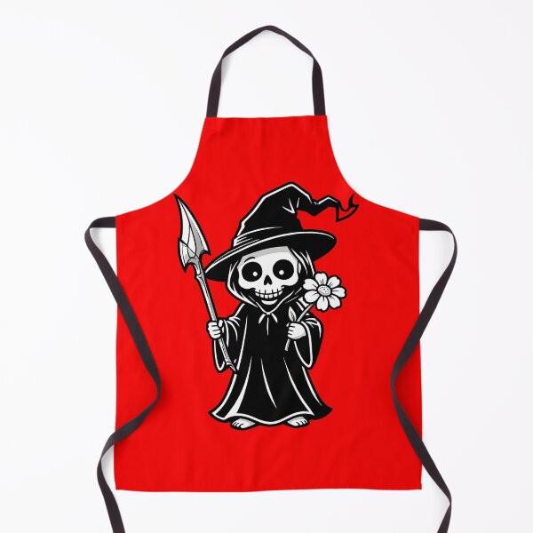 Item preview, Cute Chibi Grim Reaper with Flower Kawaii Wizard designed and sold by KCasual.