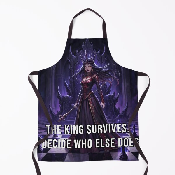 Item preview, Dark Anime Chess Queen — The King Survives I Decide Who Else Does designed and sold by deepthinkanime.