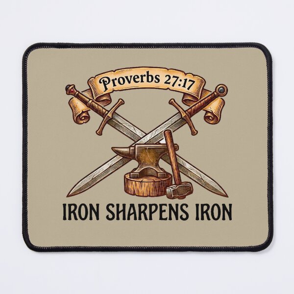 Item preview, Iron Sharpens Iron designed and sold by Agape-Shop.