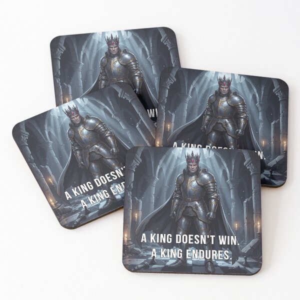Item preview, Dark Anime Chess King — A King Doesnt Win A King Endures designed and sold by deepthinkanime.