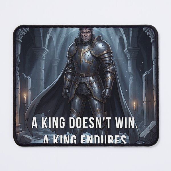 Item preview, Dark Anime Chess King — A King Doesnt Win A King Endures designed and sold by deepthinkanime.