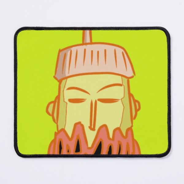 Item preview, Golden Tiki Guard Totem Mask Cartoon designed and sold by zoeartdream.