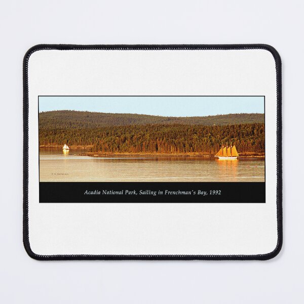Item preview, Acadia National Park, Sailing in Frenchman Bay, 1992 designed and sold by AMacGPhilly.