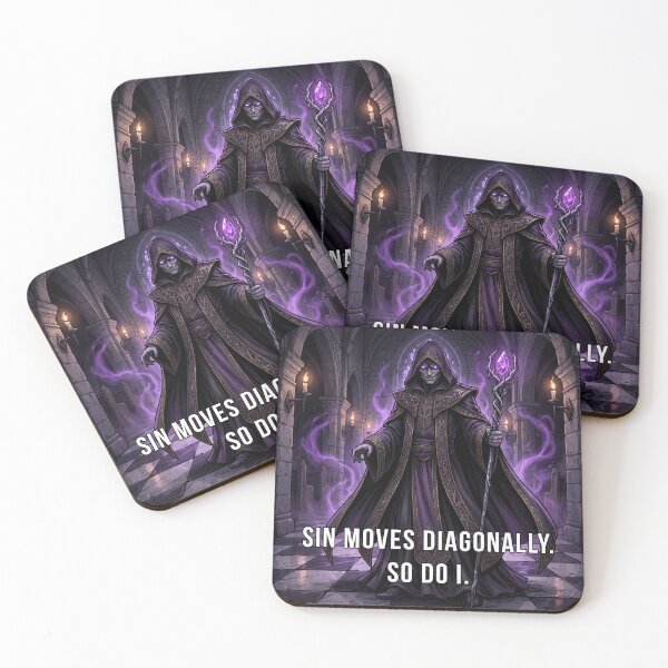 Item preview, Dark Anime Chess Bishop — Sin Moves Diagonally So Do I designed and sold by deepthinkanime.
