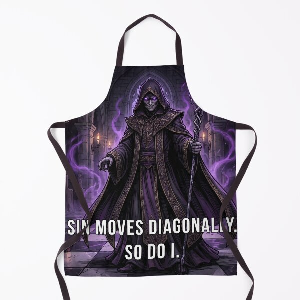Item preview, Dark Anime Chess Bishop — Sin Moves Diagonally So Do I designed and sold by deepthinkanime.