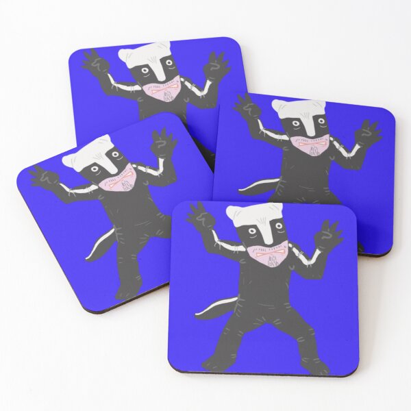 Item preview, Funny Happy Skunk Dance Wild Cartoon designed and sold by zoeartdream.
