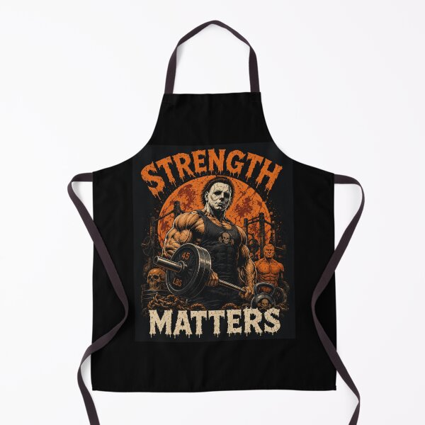Item preview, Strength Matters Funny Horror Gym Michael Myers Halloween T-Shirt designed and sold by Digistore1221.