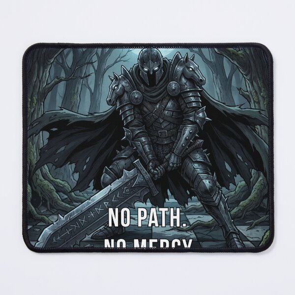 Item preview, Dark Anime Chess Knight — No Path No Mercy designed and sold by deepthinkanime.