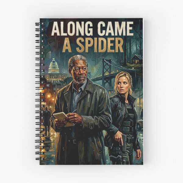 Item preview, Along Came a Spider Retro Psychological Crime Thriller Detective Tribute Art Movie Poster designed and sold by Art's Diner.