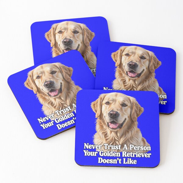 Item preview, Never Trust A Person Your Golden Retriever Doesn't Like designed and sold by fantasticdesign.