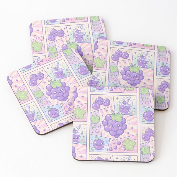 Item preview, Kawaii Grape Pop Panels designed and sold by Gift Phrase Studio.