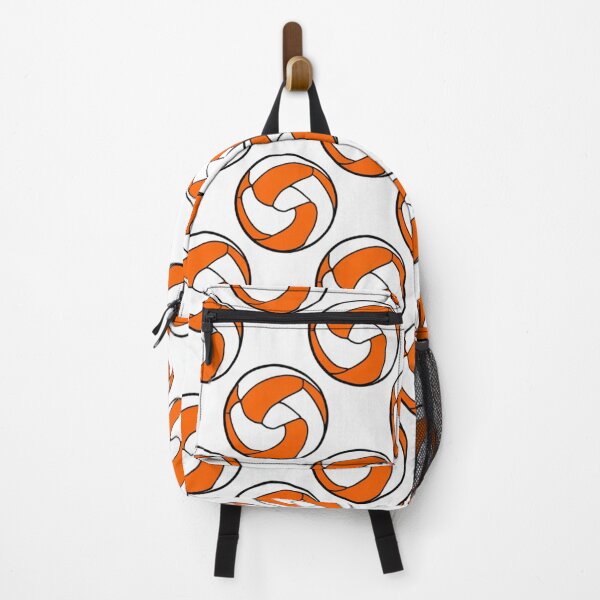Item preview, Bold Orange & White Volleyball Seamless Pattern – Sporty Repeating Design designed and sold by Midnight Veil Designs.