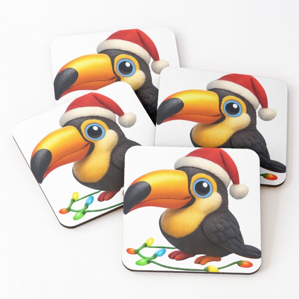 Item preview, Christmas Toco Toucan designed and sold by Sillytoe.