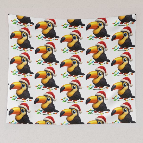 Item preview, Christmas Toco Toucan designed and sold by Sillytoe.