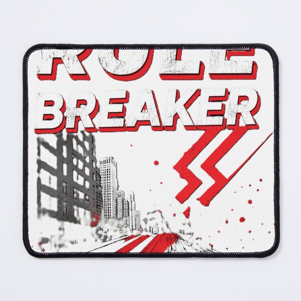 Item preview, Rule Breaker Typography T-Shirt designed and sold by ArhaanFashions.
