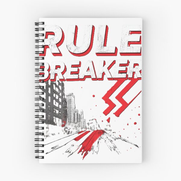 Item preview, Rule Breaker Typography T-Shirt designed and sold by ArhaanFashions.