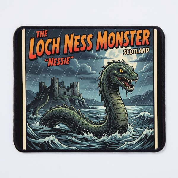 Item preview, Loch Ness Monster Cryptid – Horror Comic Design designed and sold by redsharkuk.